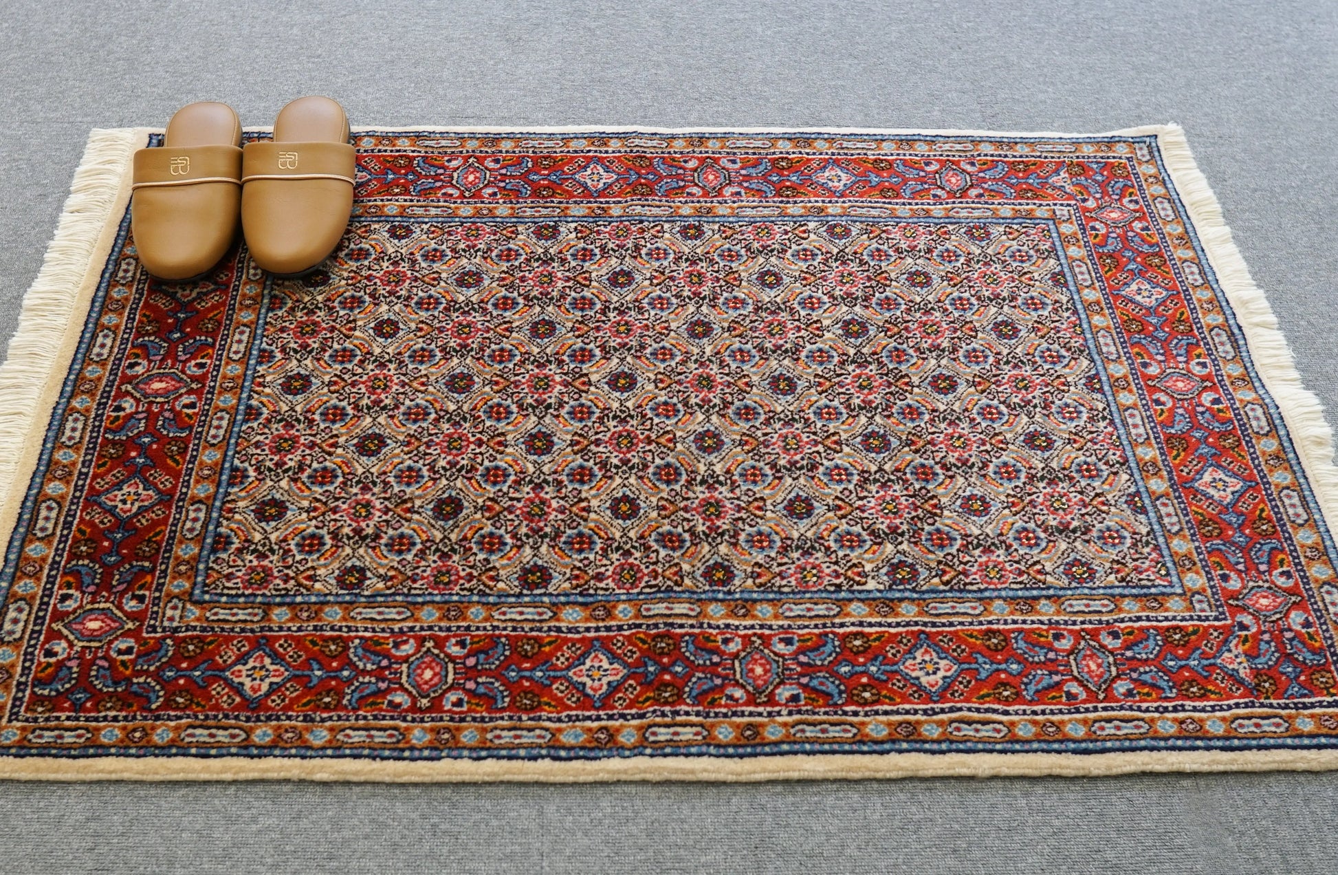 117×78cm ペルシャ手織り絨毯 Moud - Decorworks