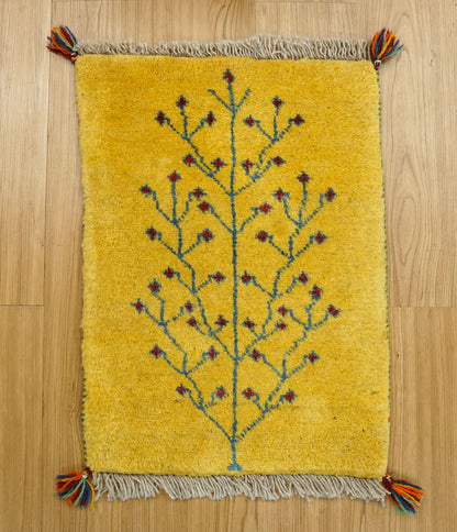  ペルシャ絨毯 手織りギャッベ アマレ族 60×43cm