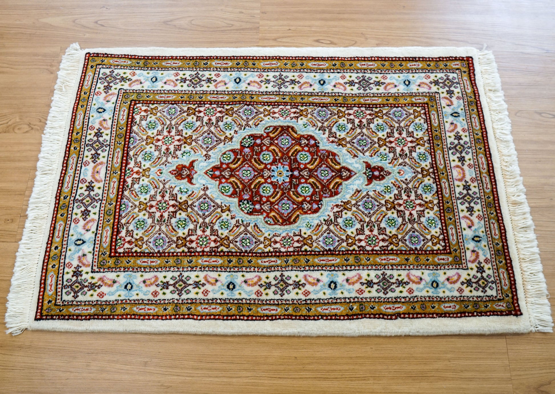Collection 88×58cm ペルシャ 手織り絨毯　ムード