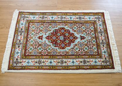 Collection 88×58cm ペルシャ 手織り絨毯　ムード