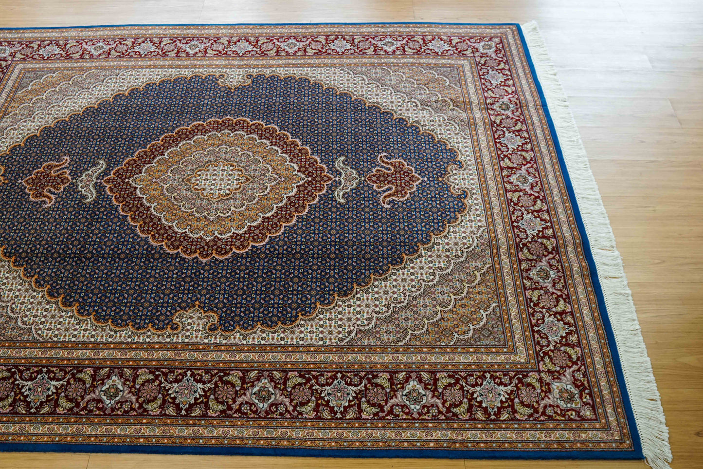 232×167cm 手織り ペルシャ絨毯 タブリーズ産　50RAJ