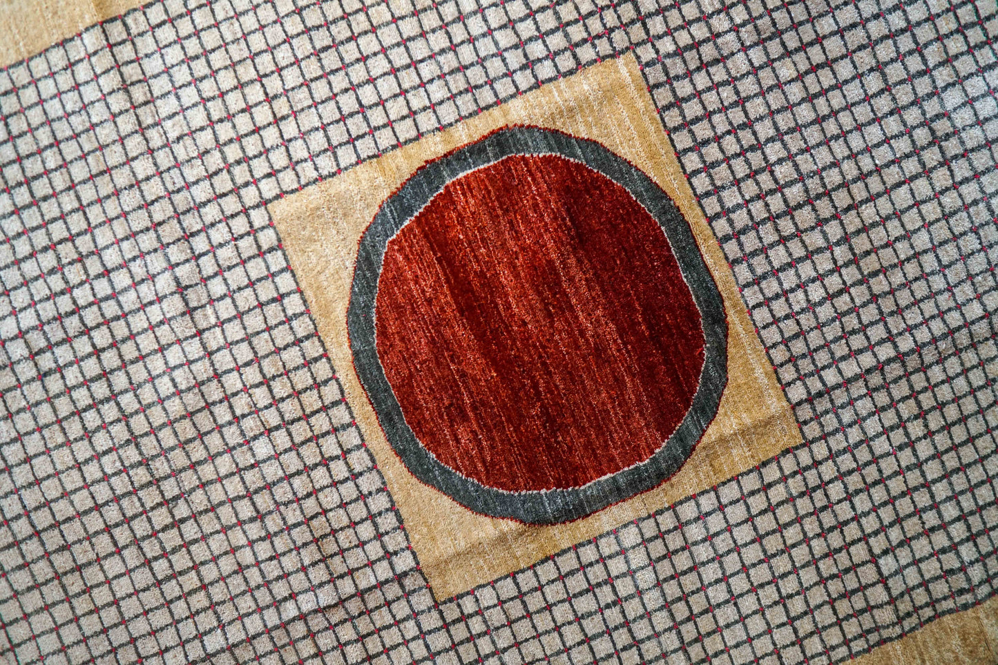  ガズニウール手織りギャッベ ラグ ギャベ 180cm×130cm  ペルシャ絨毯