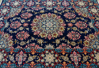  ペルシャ絨毯 イスファハン産 モメニ工房 200×130cm
