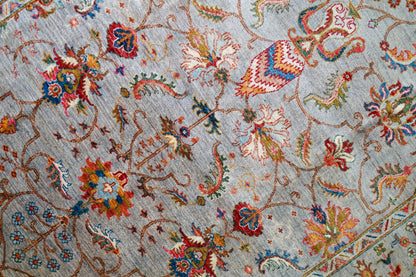  アフガニスタン手織り絨毯 ガズニ  243×176cm｜手紡ぎウール×草木染め