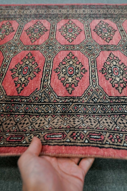249×80cm パキスタン手織り絨毯　ランナー Decorworks