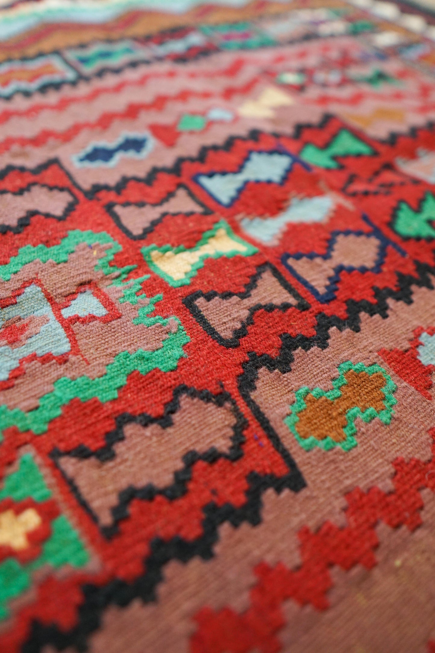  ペルシャ手織りキリム 210×100cm