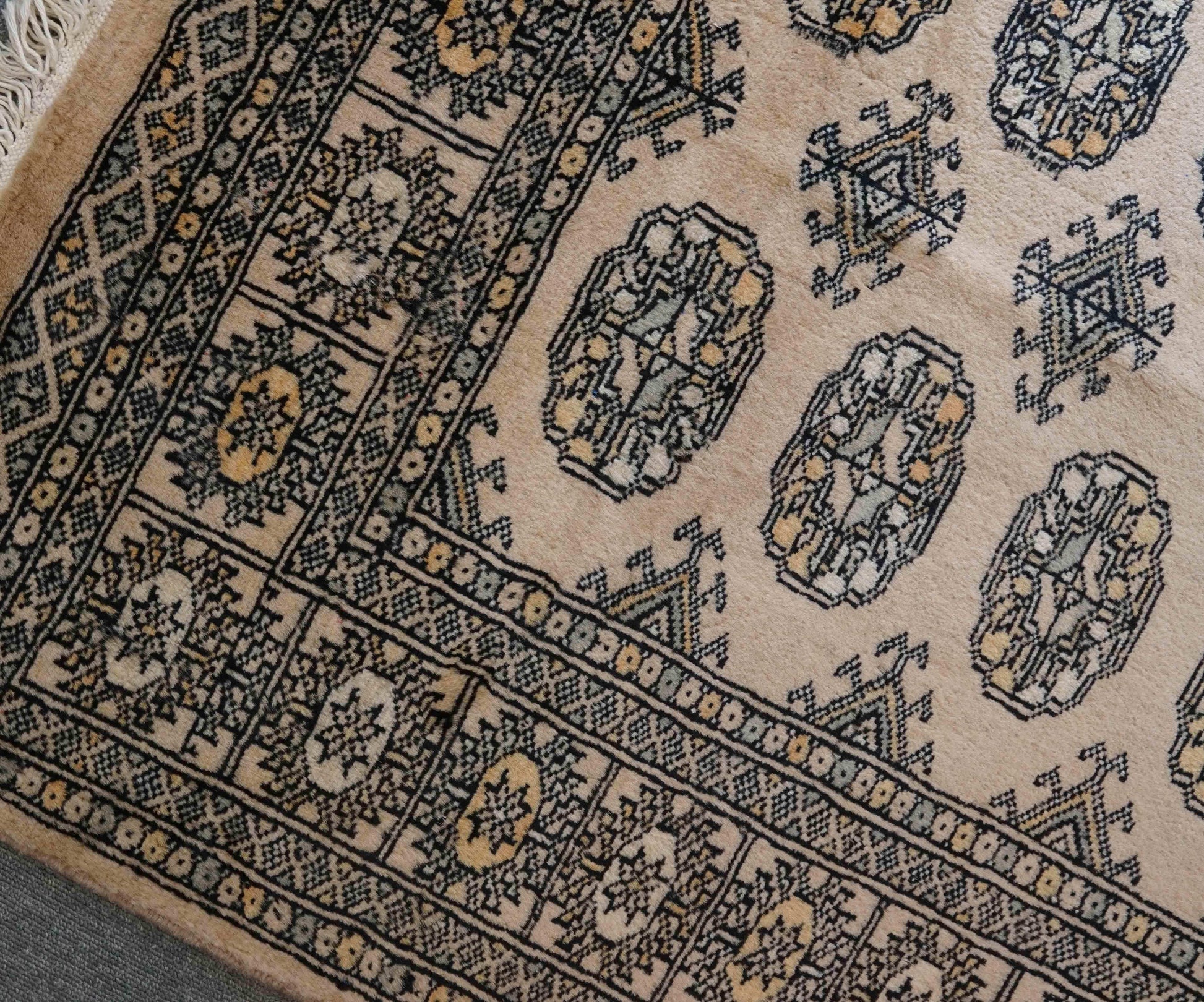  パキスタン手織り絨毯 155×94cm