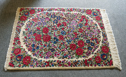 75x55cm ペルシャ手織り 絨毯 ケルマン産 Decorworks