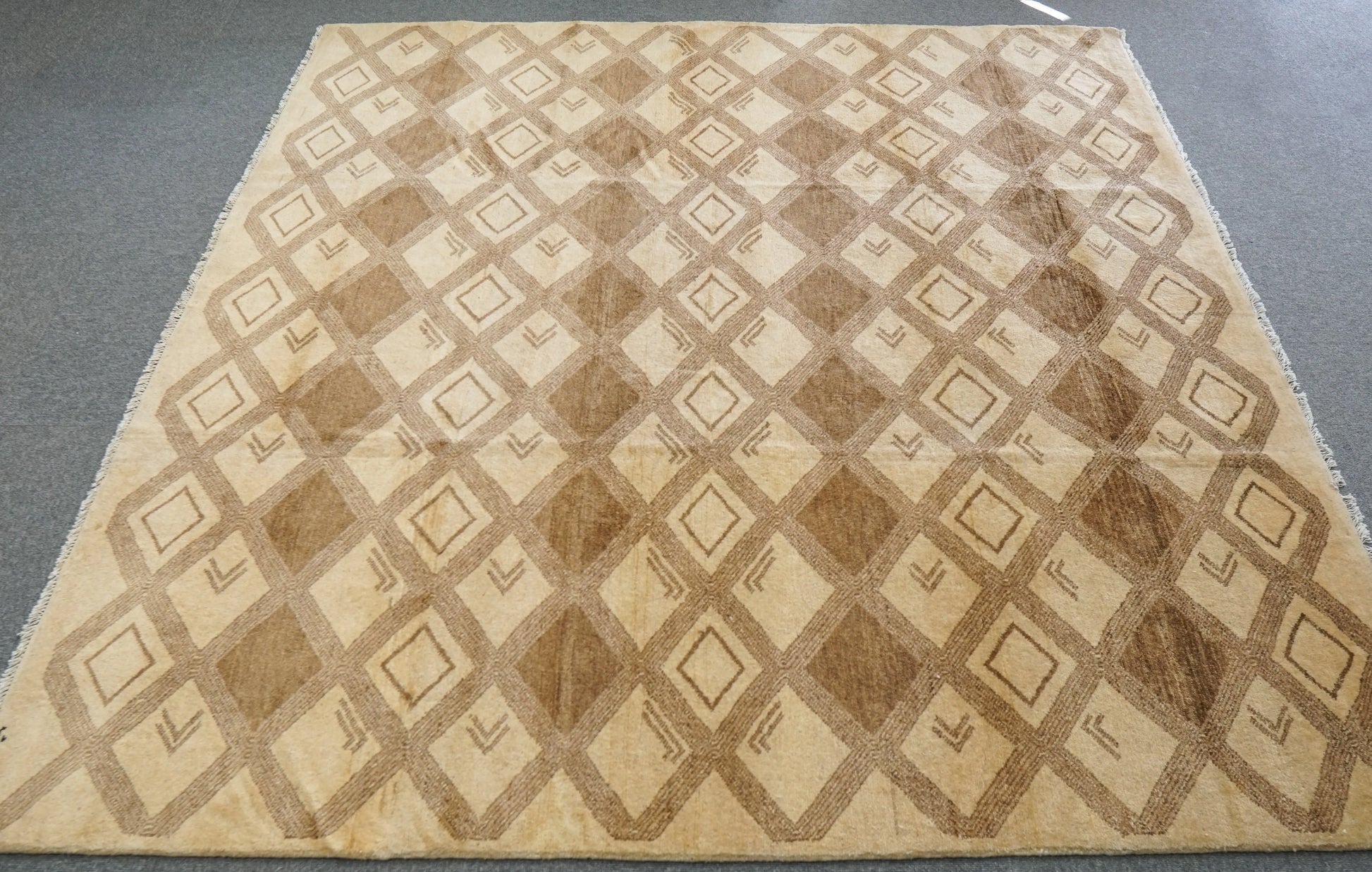 190×198cm   パキスタン手織りギャッベ Decorworks