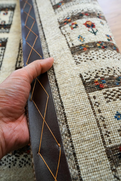  手織り ペルシャ カシュクリギャッベ 95×65cm リズ　ギヤべ