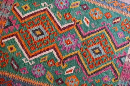 アフガニスタン手織りキリム　ペルシャ絨毯　147×100cm