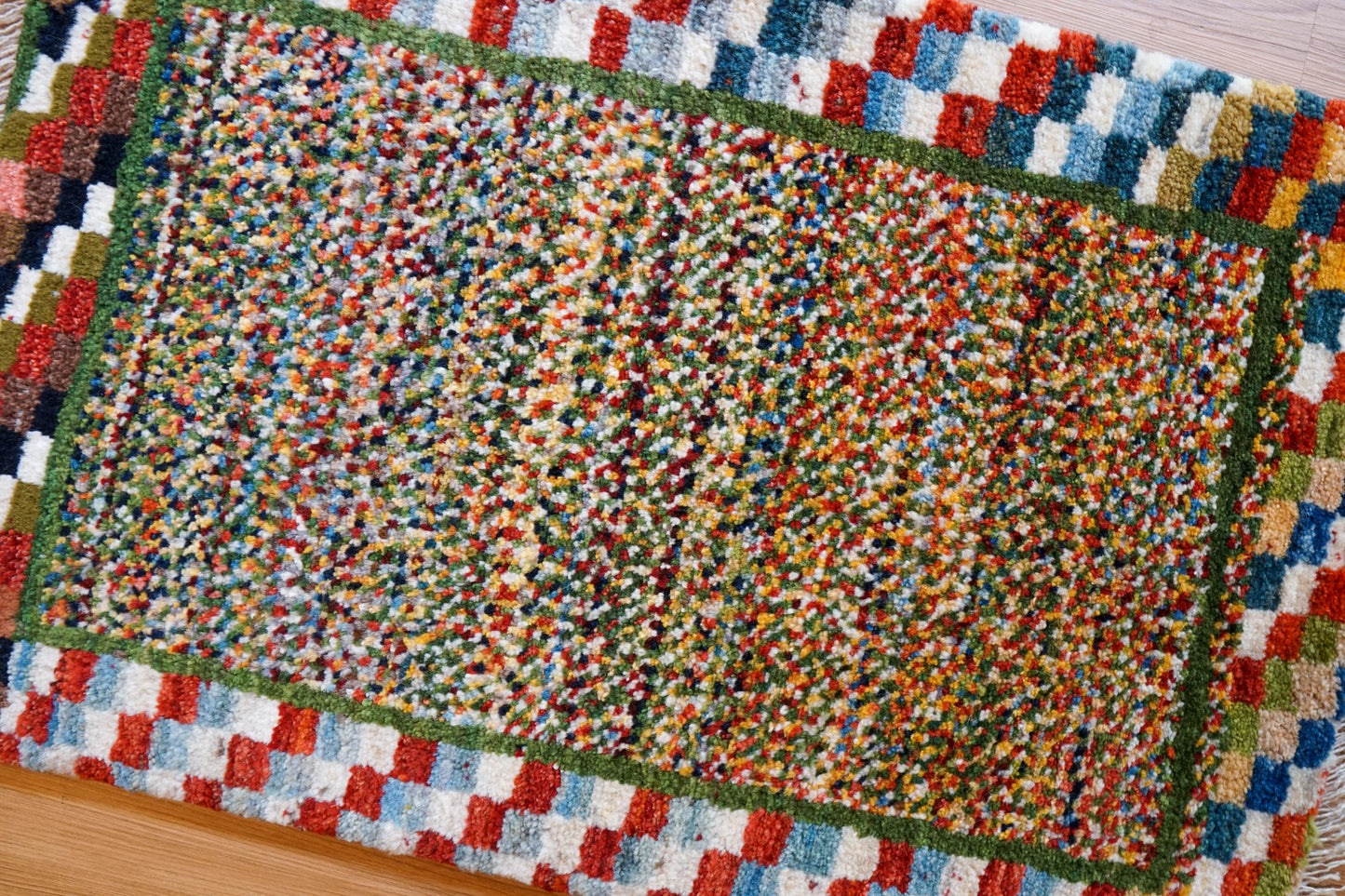 Collection 80×50cm　ペルシャ絨毯 手織りギャッベ アマレ族 ギャベ