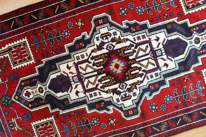  ペルシャ 絨毯 バルーチ 手織り トライバルラグ 163×95cm