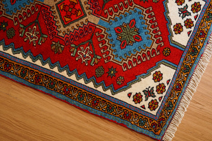  ペルシャ絨毯 ヤラメ97×63cm