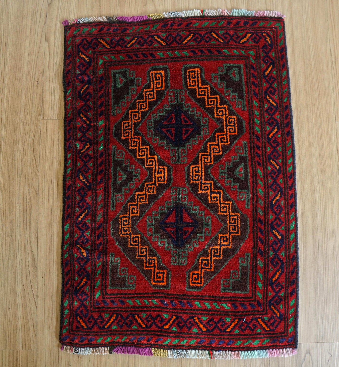 Tribal Rug, Vintage Rug, Baluch, 68x47cm, Persian Rug, Entry Mat Size