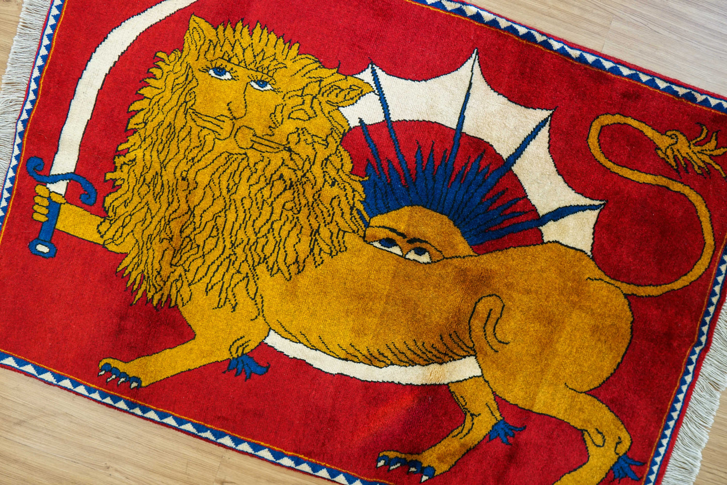  ペルシャ絨毯 カシュカイ族 147x100cm