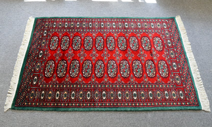 120×80cm  手織りパキスタン絨毯 トルクメン ボハララグ Decorworks