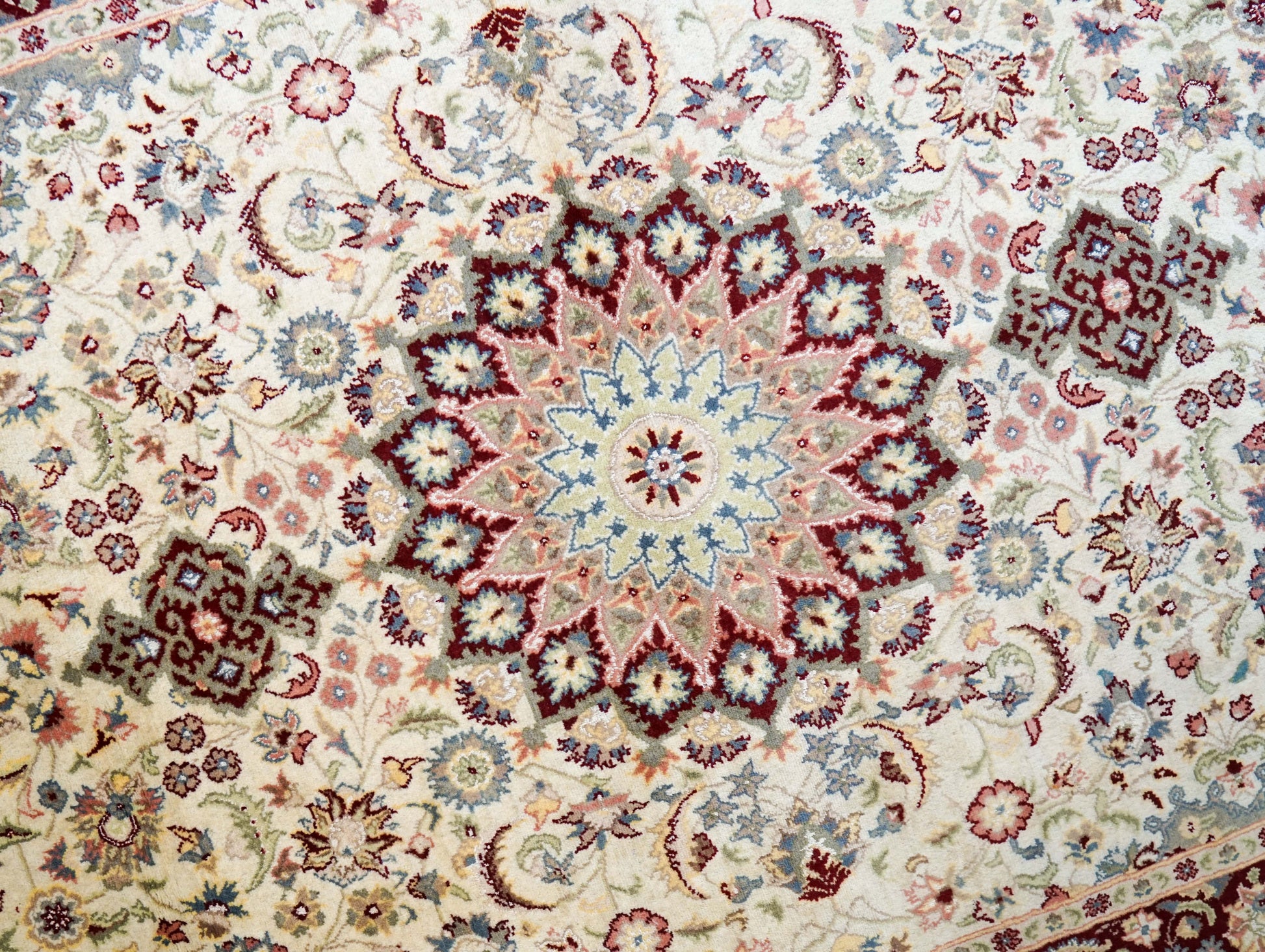  ペルシャ絨毯 オリエンタルラグ 242×154cm 手織り メダリオン柄