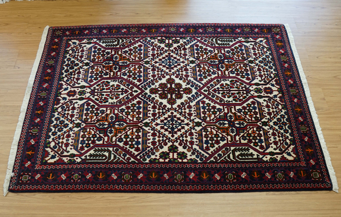 手織りペルシャ絨毯 メイメ産 オールド157×110cm