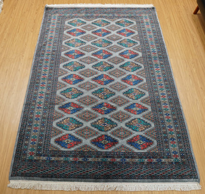  パキスタン手織り絨毯 234×160cm