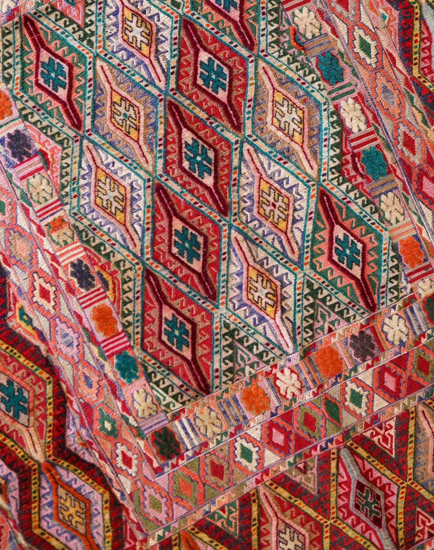 アフガニスタン 手織りマシュワニキリム 180×143cm fine quality