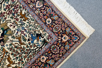 218×140cm   パキスタン手織り絨毯 Decorworks