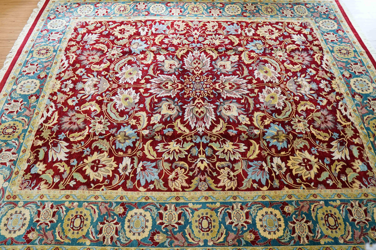  パキスタン手織り絨毯 310×250cm｜高密度ダブルノット 上質ウール