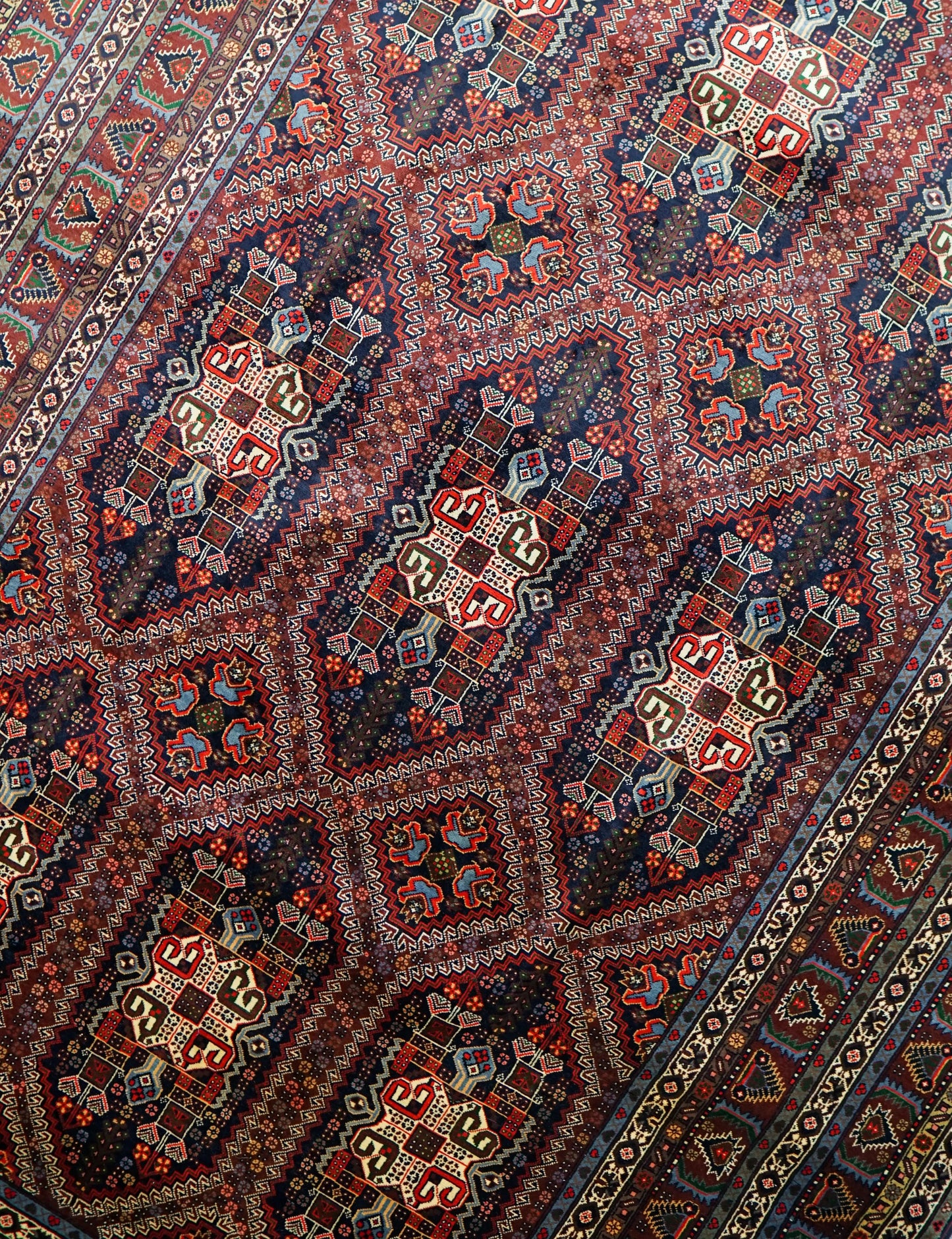 295×195cm アフガニスタン トルクメン　手織り絨毯　 トライバルラグ Decorworks