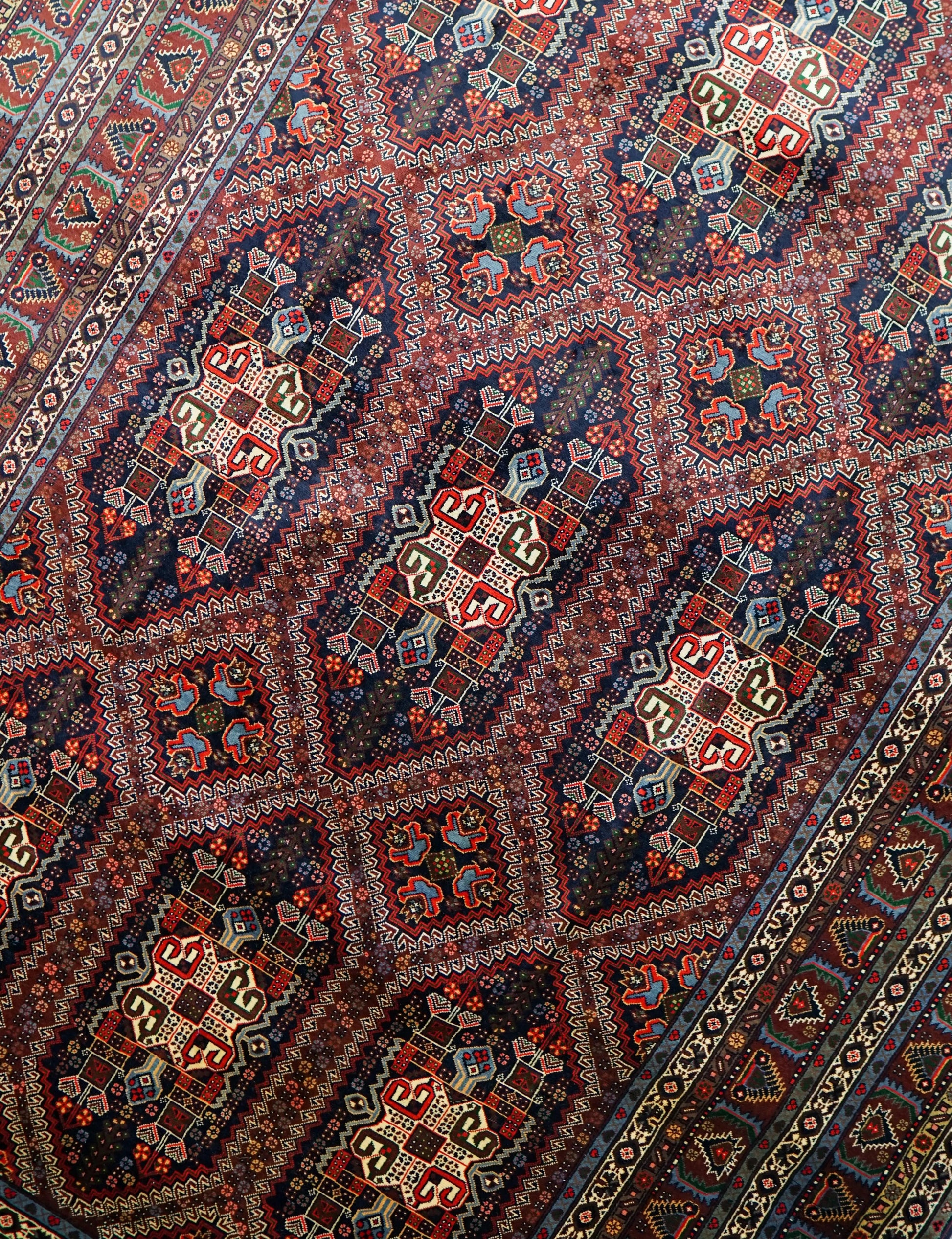 295×195cm アフガニスタン トルクメン　手織り絨毯　 トライバルラグ Decorworks