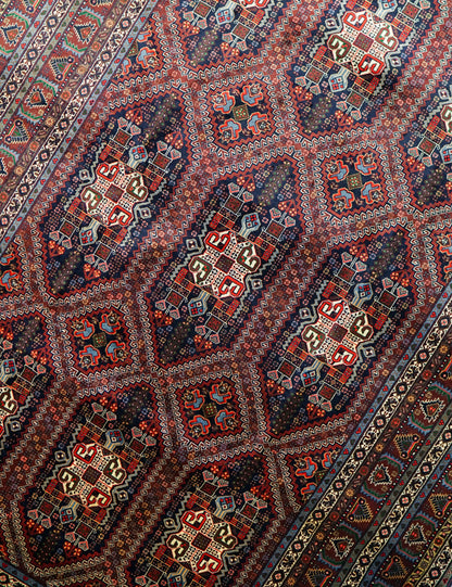 295×195cm アフガニスタン トルクメン　手織り絨毯　 トライバルラグ Decorworks