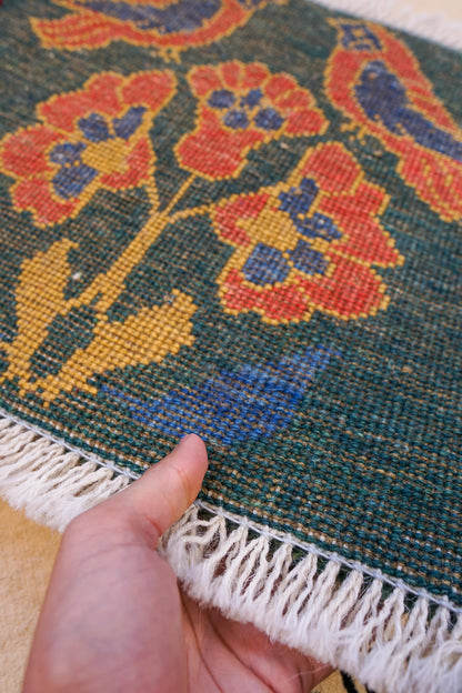  ペルシャ絨毯 手織りギャッベ アマレ族 ギャベ