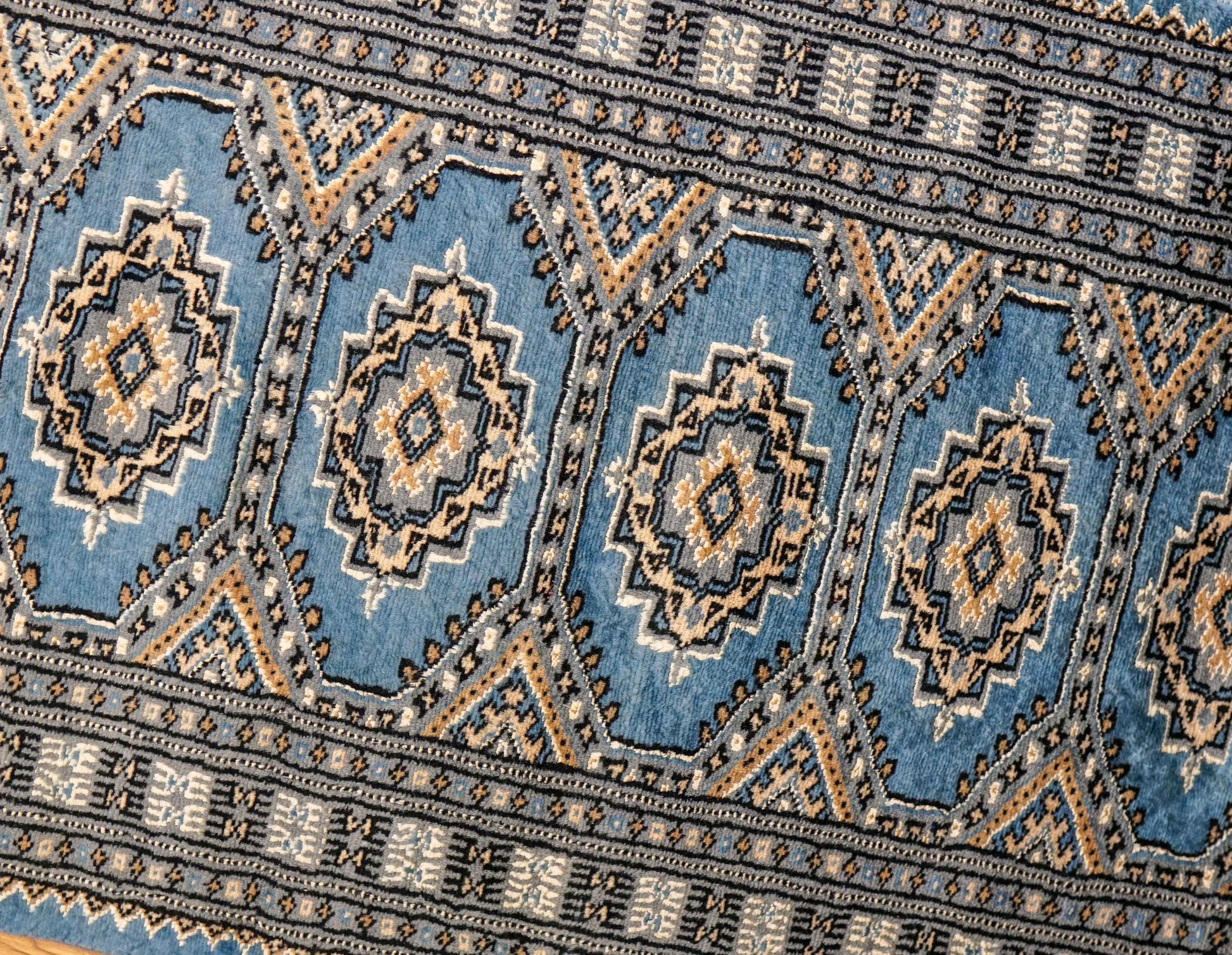  パキスタン手織り絨毯　ランナー  185×63cm