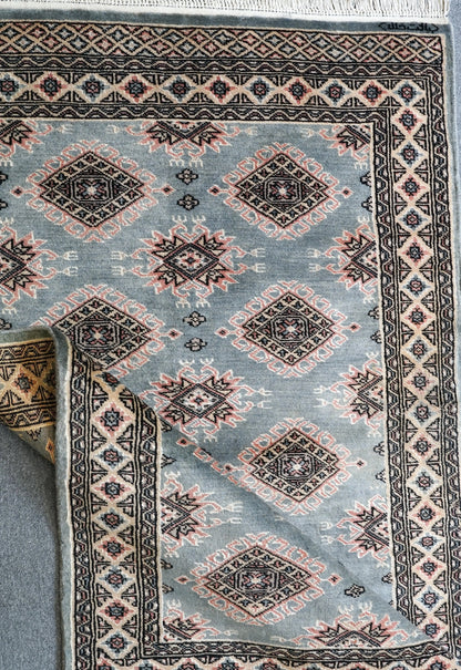144×92cm【パキスタン手織り絨毯】 Decorworks