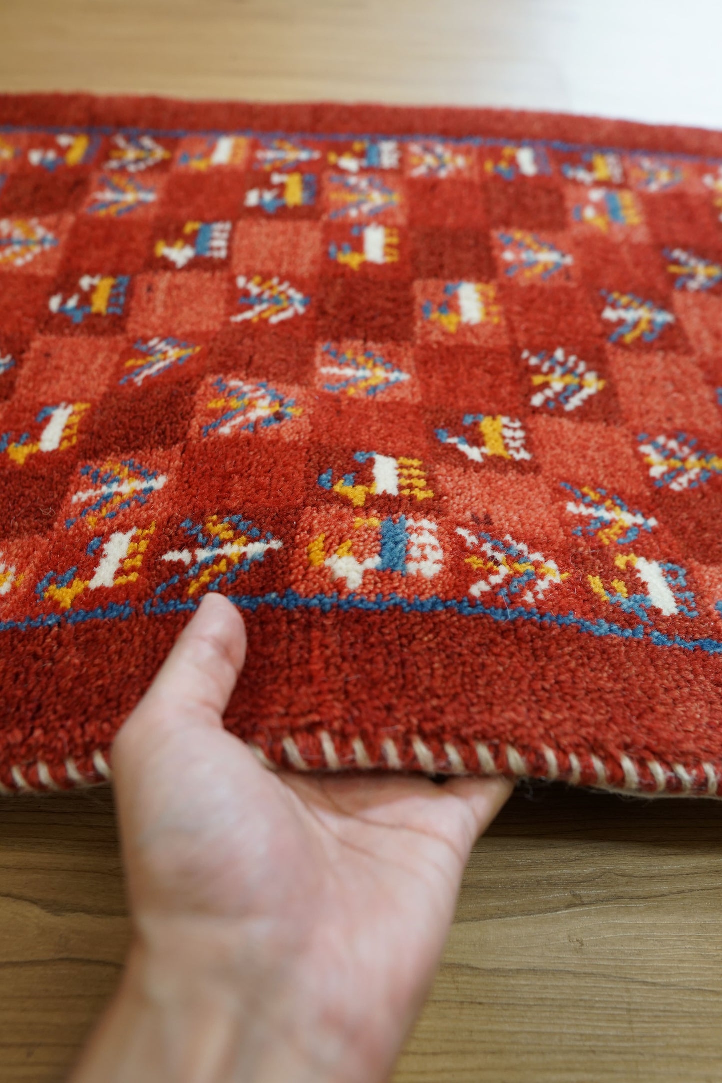 Collection 145×50cm ペルシャ絨毯 手織りギャッベ アマレ族　ランナー