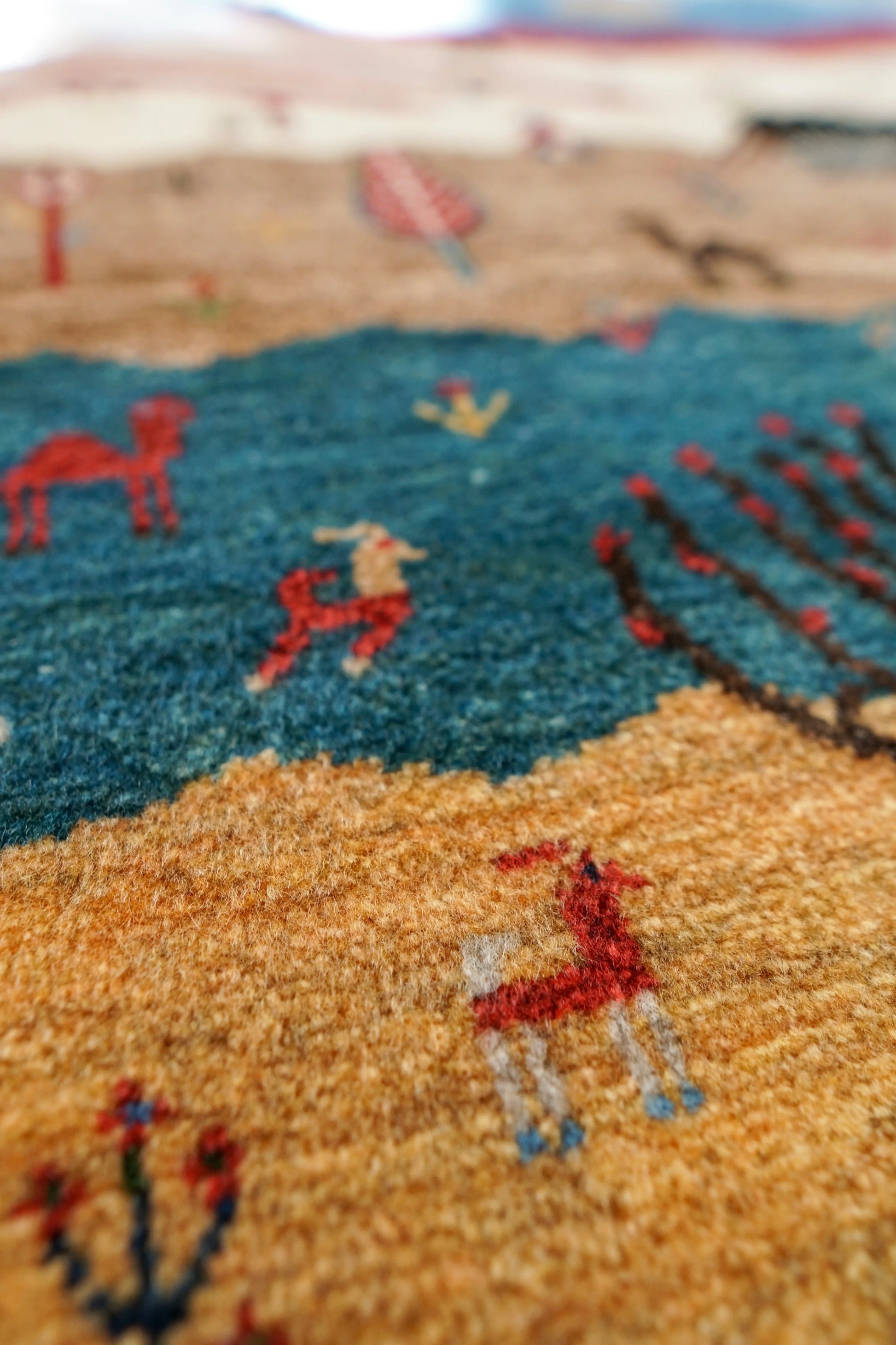 100×100cm   ペルシャ手織りカシュクリギャッベ Decorworks