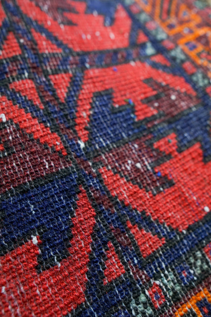  トライバルラグ バルーチ族 82×48cm ヴィンテージ ラグ