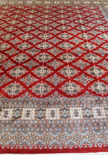  パキスタン手織り絨毯 ジャルダルデザイン 255×250cm