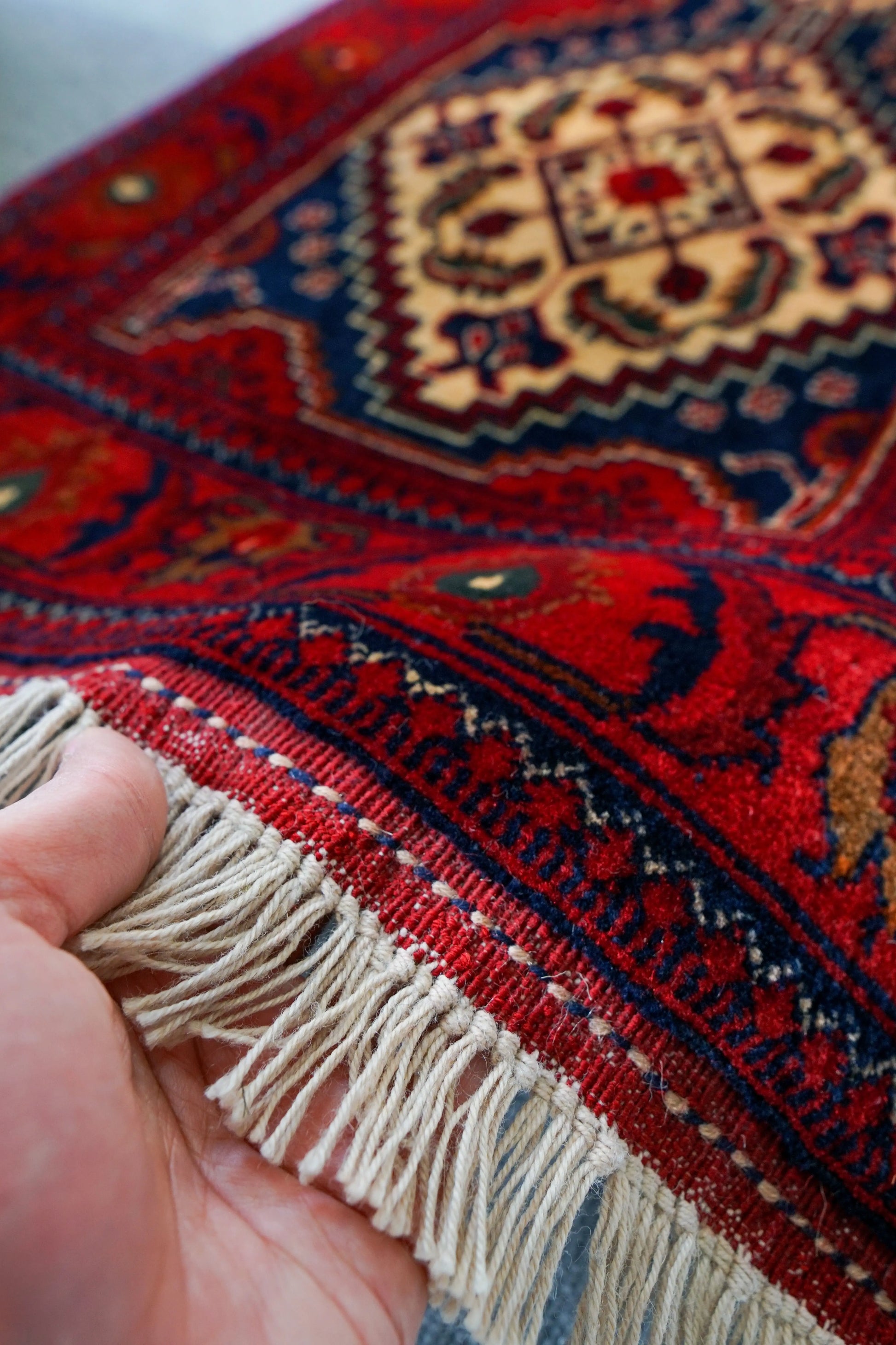 106×53cm アフガン手織り絨毯 カールモハメディ Decorworks