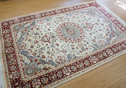  手織りペルシャ絨毯 オリエンタルラグ 228×144cm