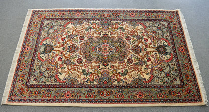200×135cm　 ペルシャサルーク総手織り絨毯 Decorworks