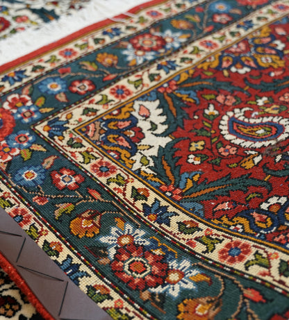  ペルシャ絨毯 バクティアリ産 200×130cm｜ボテ（ペイズリー）文様・手織り