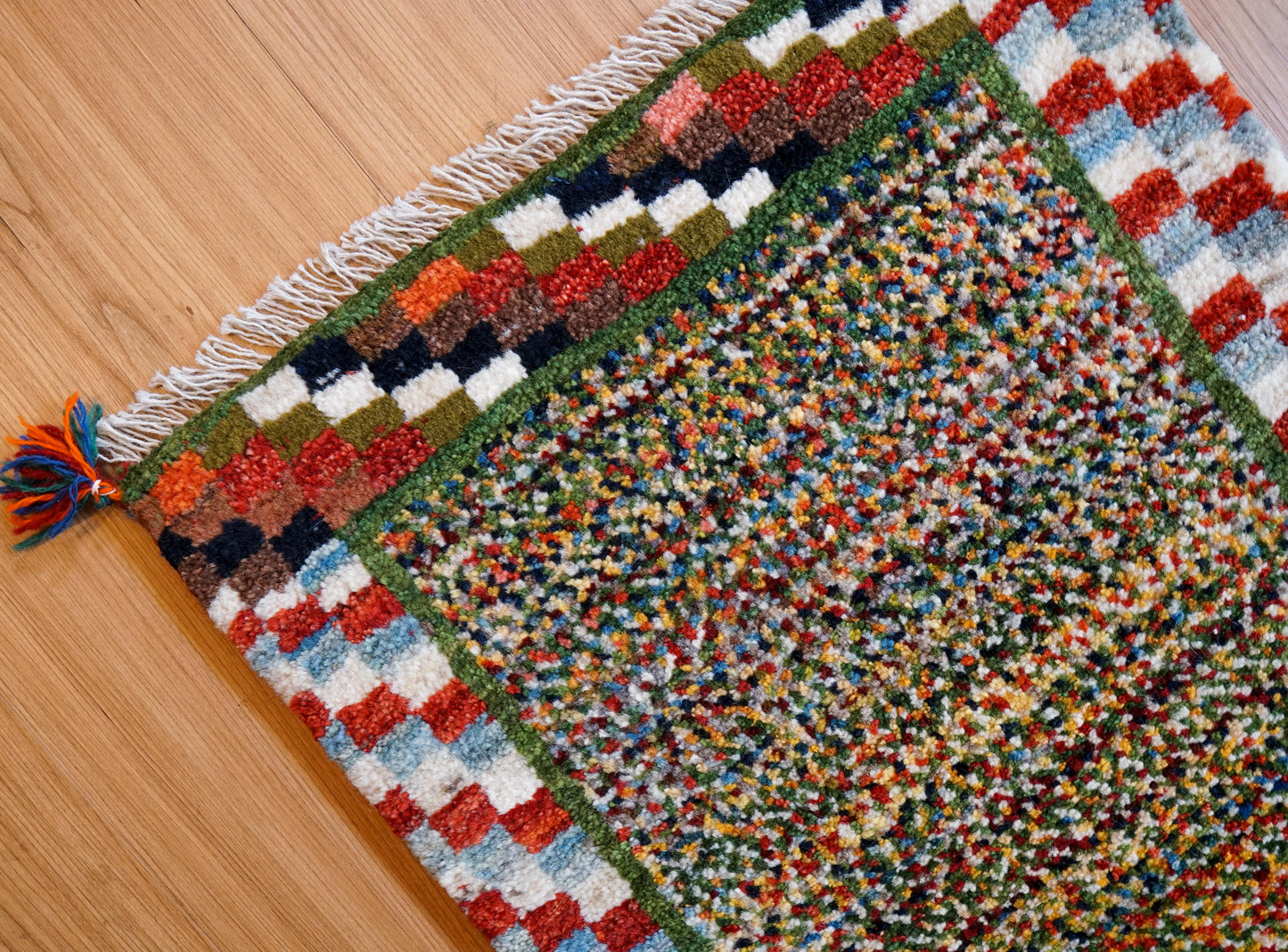 Collection 80×50cm　ペルシャ絨毯 手織りギャッベ アマレ族 ギャベ