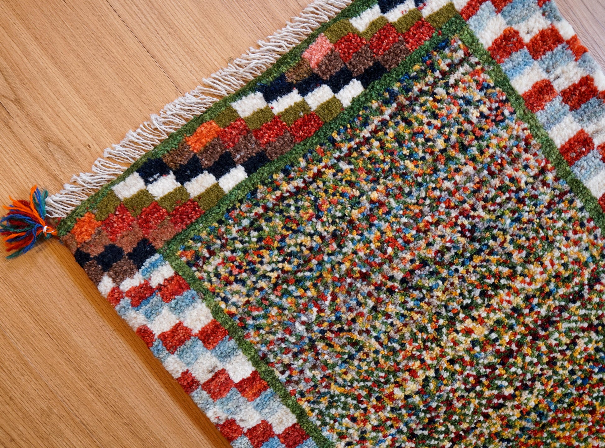 Collection 80×50cm　ペルシャ絨毯 手織りギャッベ アマレ族 ギャベ