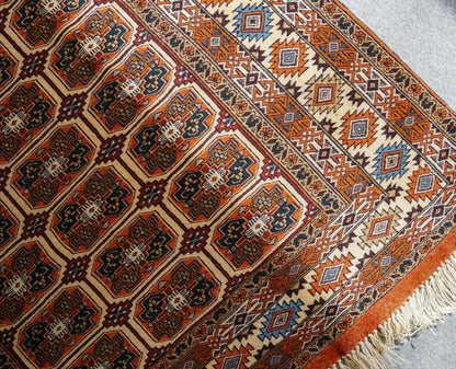 174×120cm　トルクメン ボハラ　手織り絨毯 - Decorworks