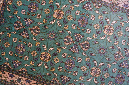  パキスタン手織り絨毯 124×80cm｜高密度ウール・ニュージーランド梳毛使用