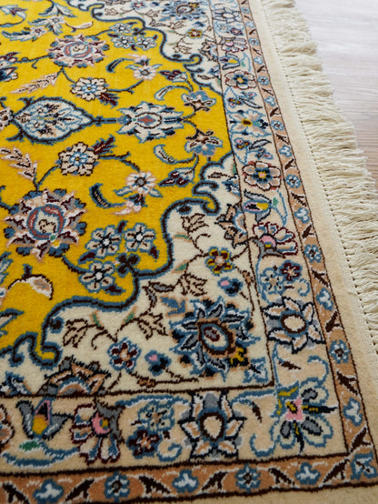 手織りペルシャ絨毯 ナイン産 120×80cm　