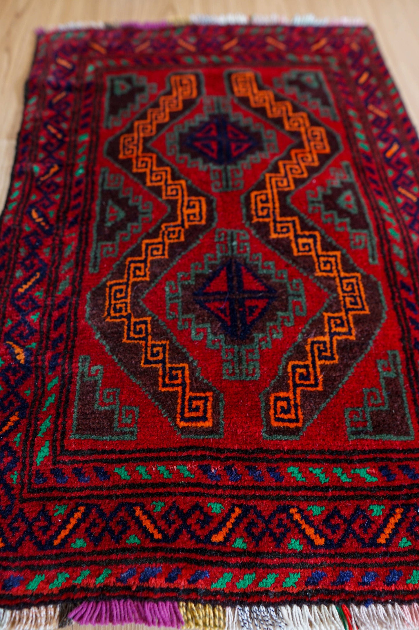 Tribal Rug, Vintage Rug, Baluch, 68x47cm, Persian Rug, Entry Mat Size