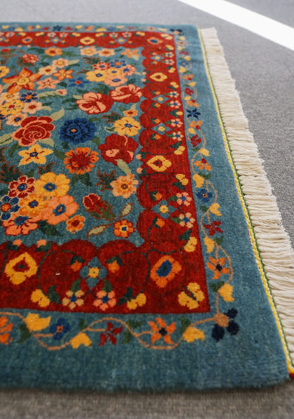 106×76cm　 ペルシャ バラミン産 手織り絨毯 Decorworks