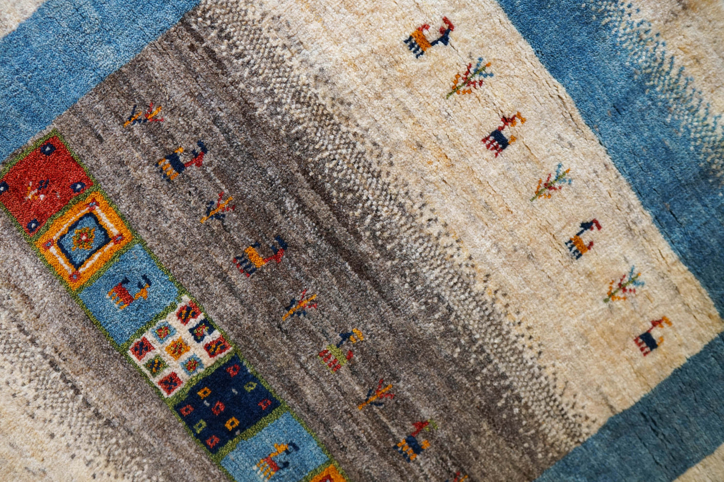 Collection ペルシャ手織りギャッベ 200×159cm -19508