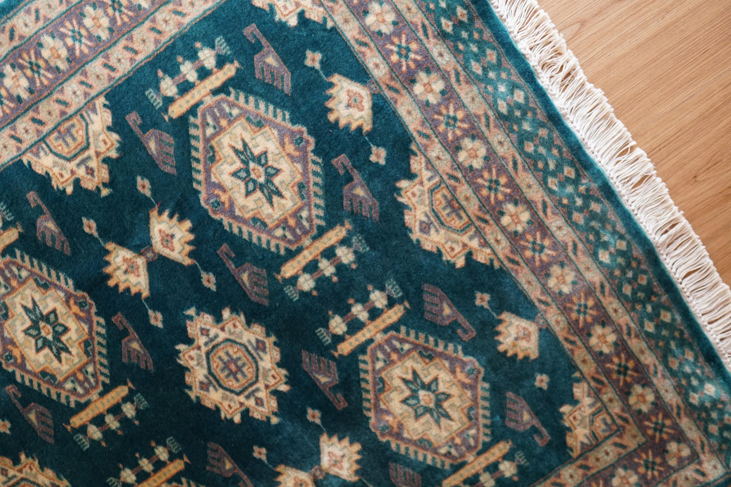  パキスタン手織り絨毯  156×95cm